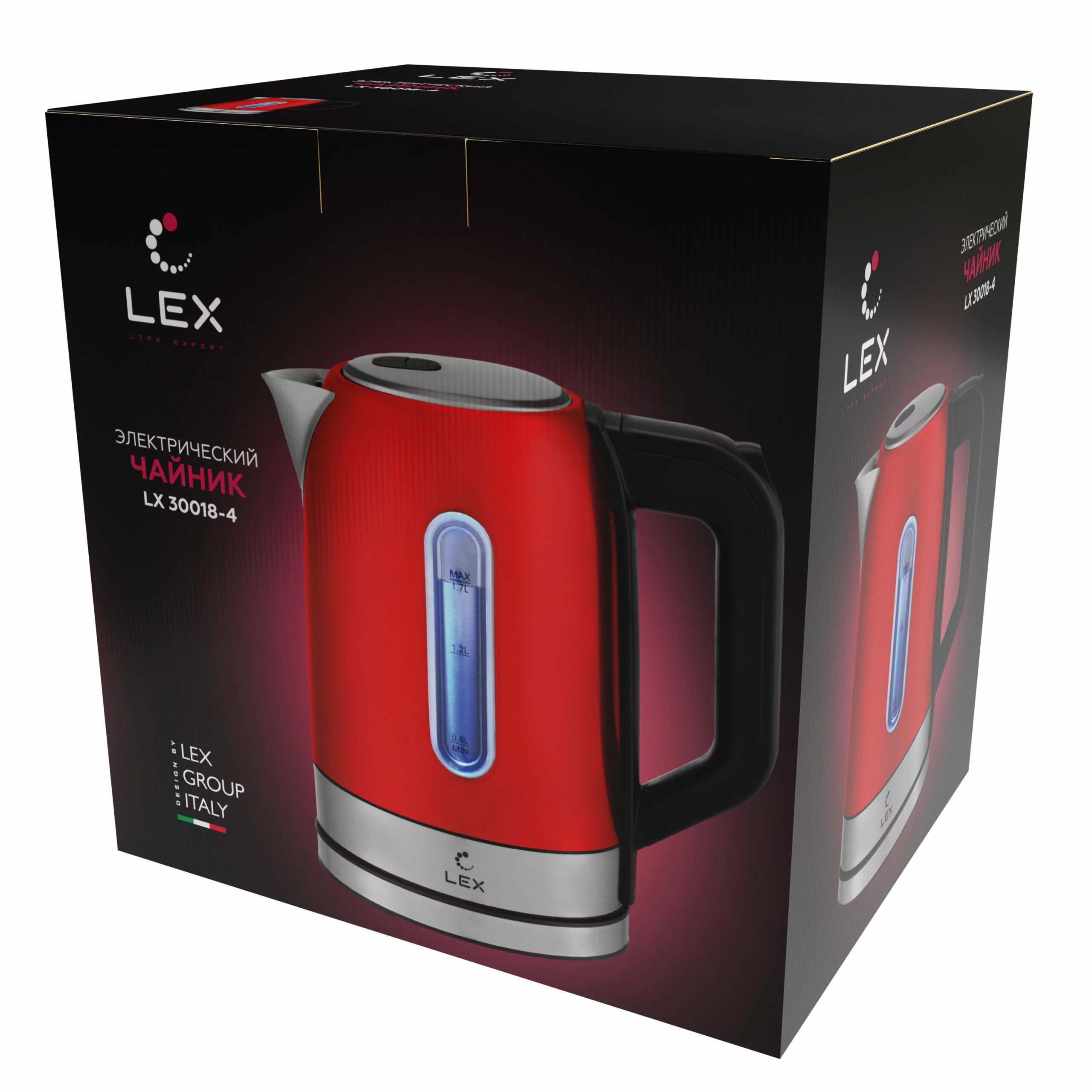 картинка Чайник Lex LX 30018-4  картинка Чайник Lex LX 30018-4