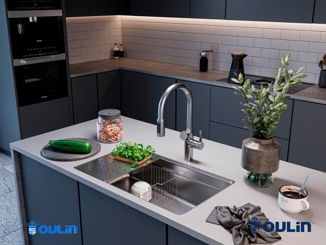 картинка Смеситель Oulin OL - 8018 SATIN  картинка Смеситель Oulin OL - 8018 SATIN