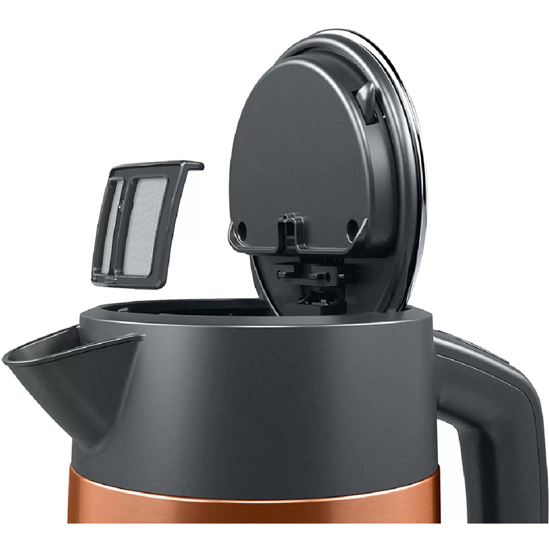 картинка Чайник электрический Bosch TWK4P439 коричневый  картинка Чайник электрический Bosch TWK4P439 коричневый