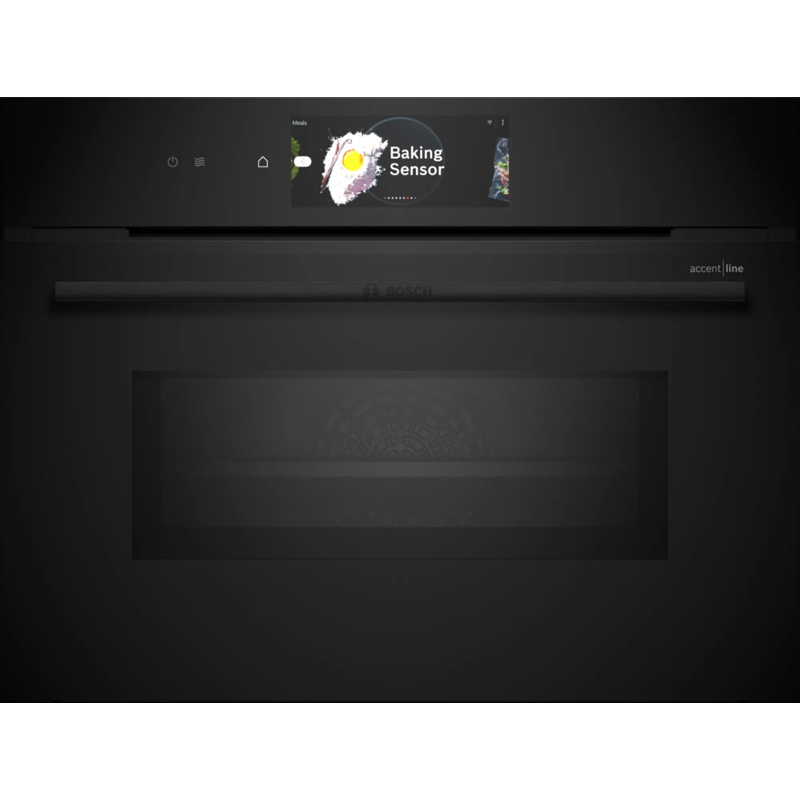 картинка Электрический духовой шкаф с функцией СВЧ Bosch CMG978NB1 черный  картинка Электрический духовой шкаф с функцией СВЧ Bosch CMG978NB1 черный