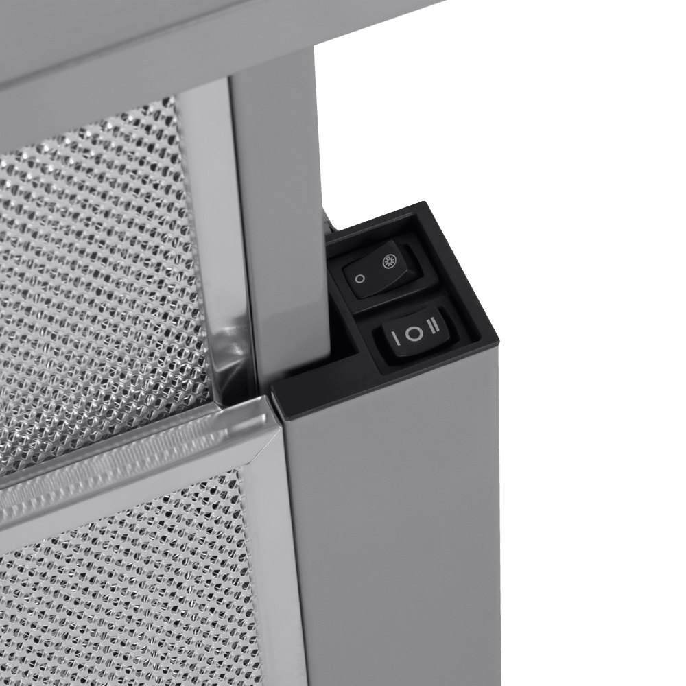 картинка Кухонная вытяжка Maunfeld VSQ 60 INOX/GLASS WHITE 