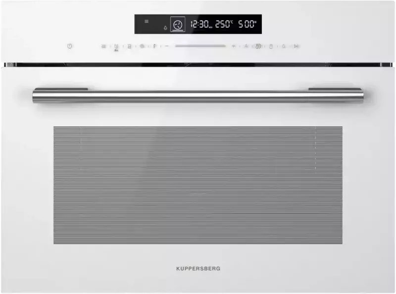 картинка Электрический духовой шкаф с функцией СВЧ Kuppersberg KMW 694 W  картинка Электрический духовой шкаф с функцией СВЧ Kuppersberg KMW 694 W
