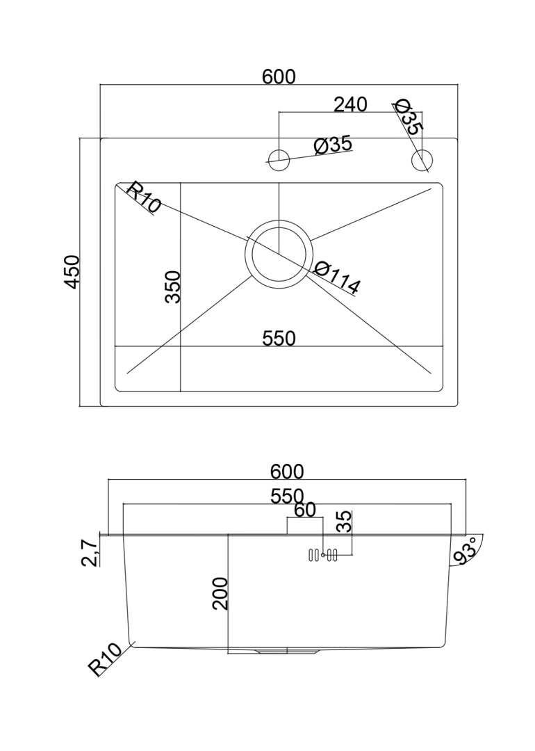 картинка Комплект Emar PVD COPPERY (мойка, смеситель, дозатор) 