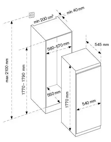 картинка Морозильная камера Bertazzoni FRZ603UBNPTC/20 