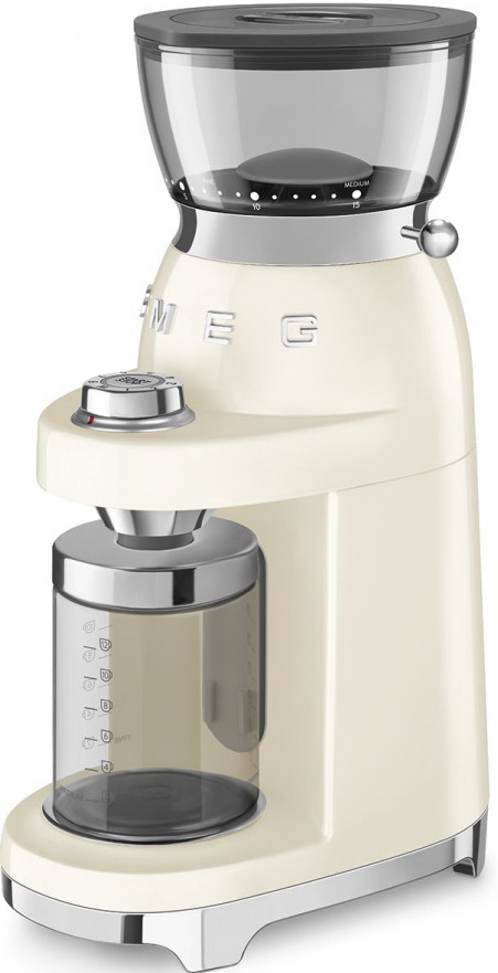 картинка Кофемолка Smeg CGF03CREU кремовый 