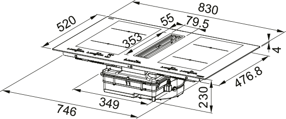 картинка Индукционная варочная панель Franke Maris FMA 8391R HI 