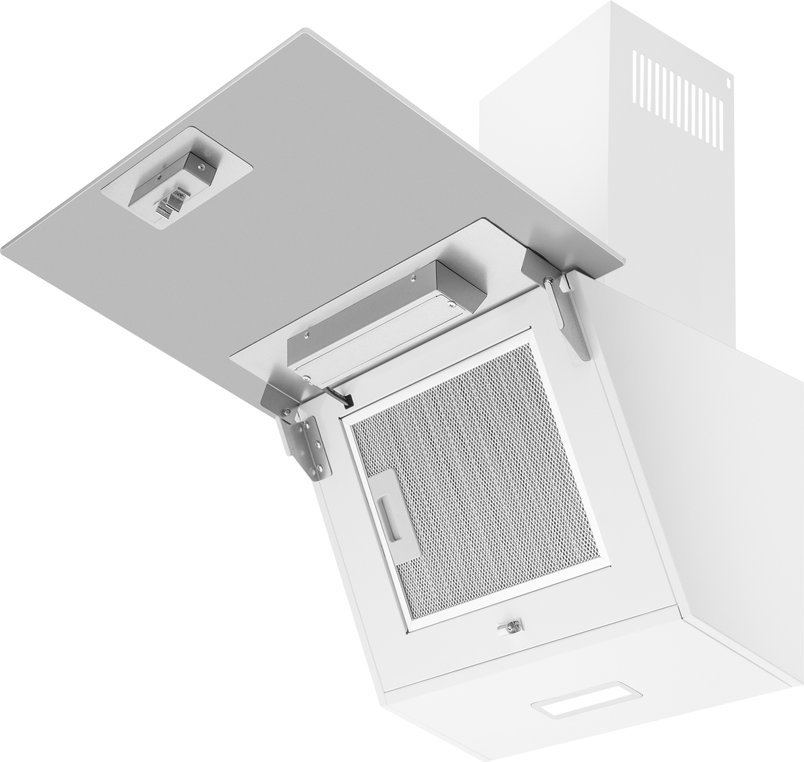 картинка Кухонная вытяжка Weissgauff Yota 500 Touch White Glass 