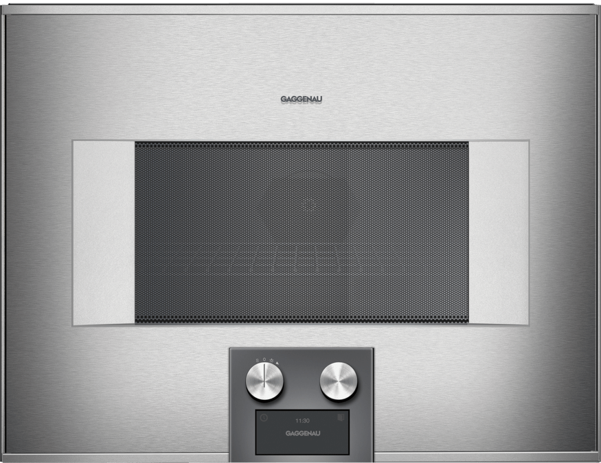 картинка Микроволновая печь встраиваемая Gaggenau BM454110 нержавеющая сталь  картинка Микроволновая печь встраиваемая Gaggenau BM454110 нержавеющая сталь
