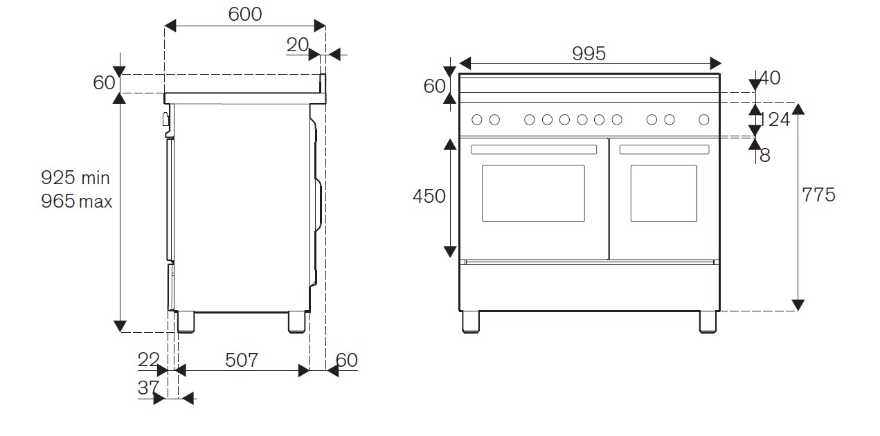 картинка Комбинированная кухонная плита Bertazzoni PRO105I2ENET чёрный  картинка Комбинированная кухонная плита Bertazzoni PRO105I2ENET чёрный