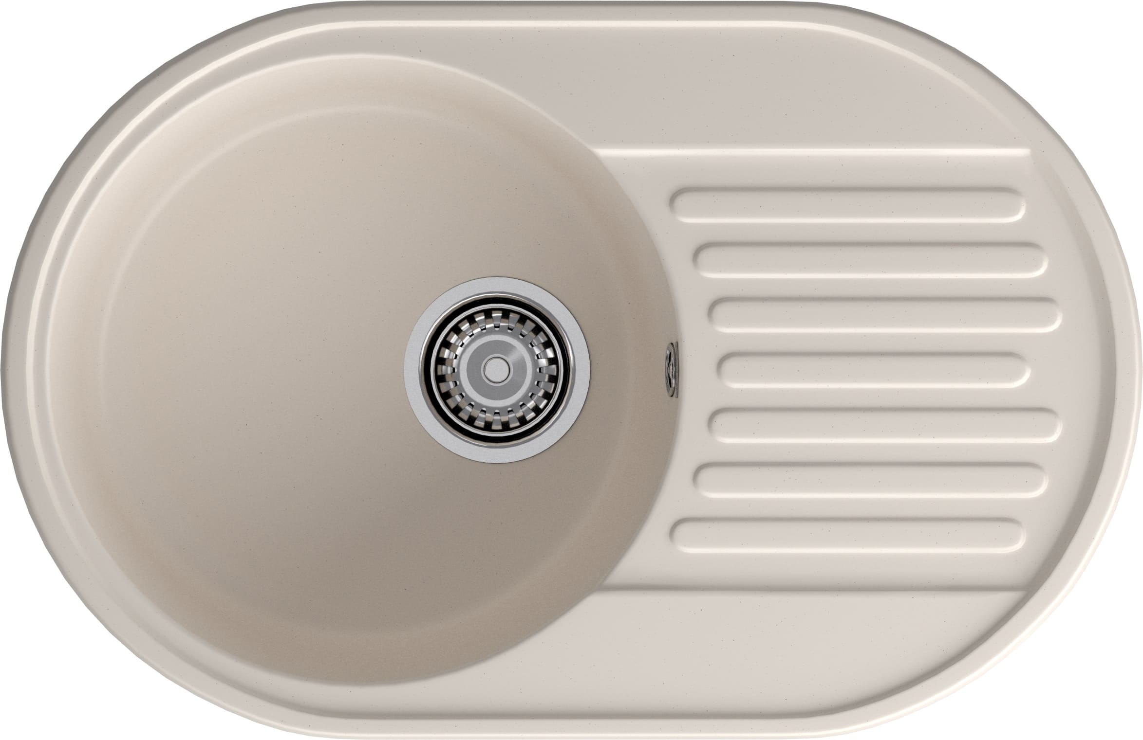 картинка Мойка для кухни Granfest-Quarz GF-Z18 белый 