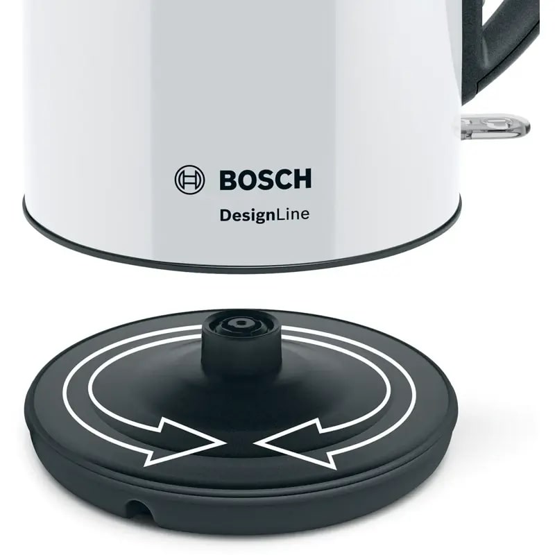 картинка Чайник электрический Bosch TWK3P421 белый  картинка Чайник электрический Bosch TWK3P421 белый