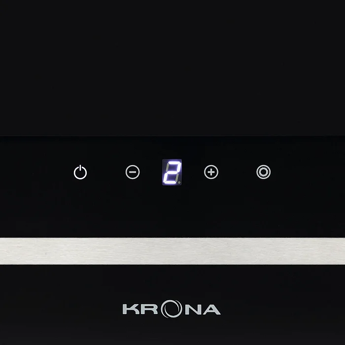картинка Кухонная вытяжка Krona DOMENIKA 600 BLACK/INOX S  картинка Кухонная вытяжка Krona DOMENIKA 600 BLACK/INOX S