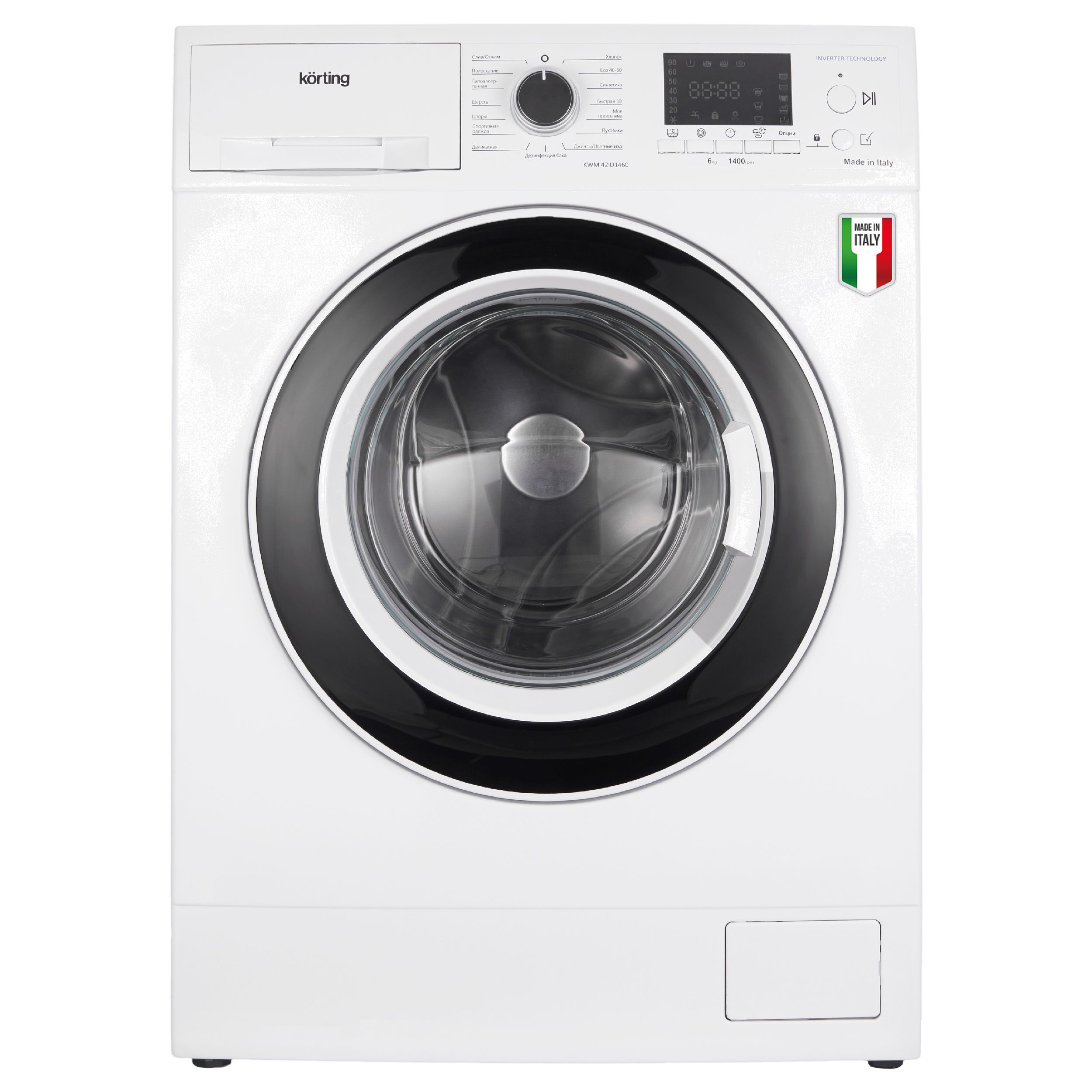 картинка Стиральная машина Korting KWM 42ID1460  картинка Стиральная машина Korting KWM 42ID1460