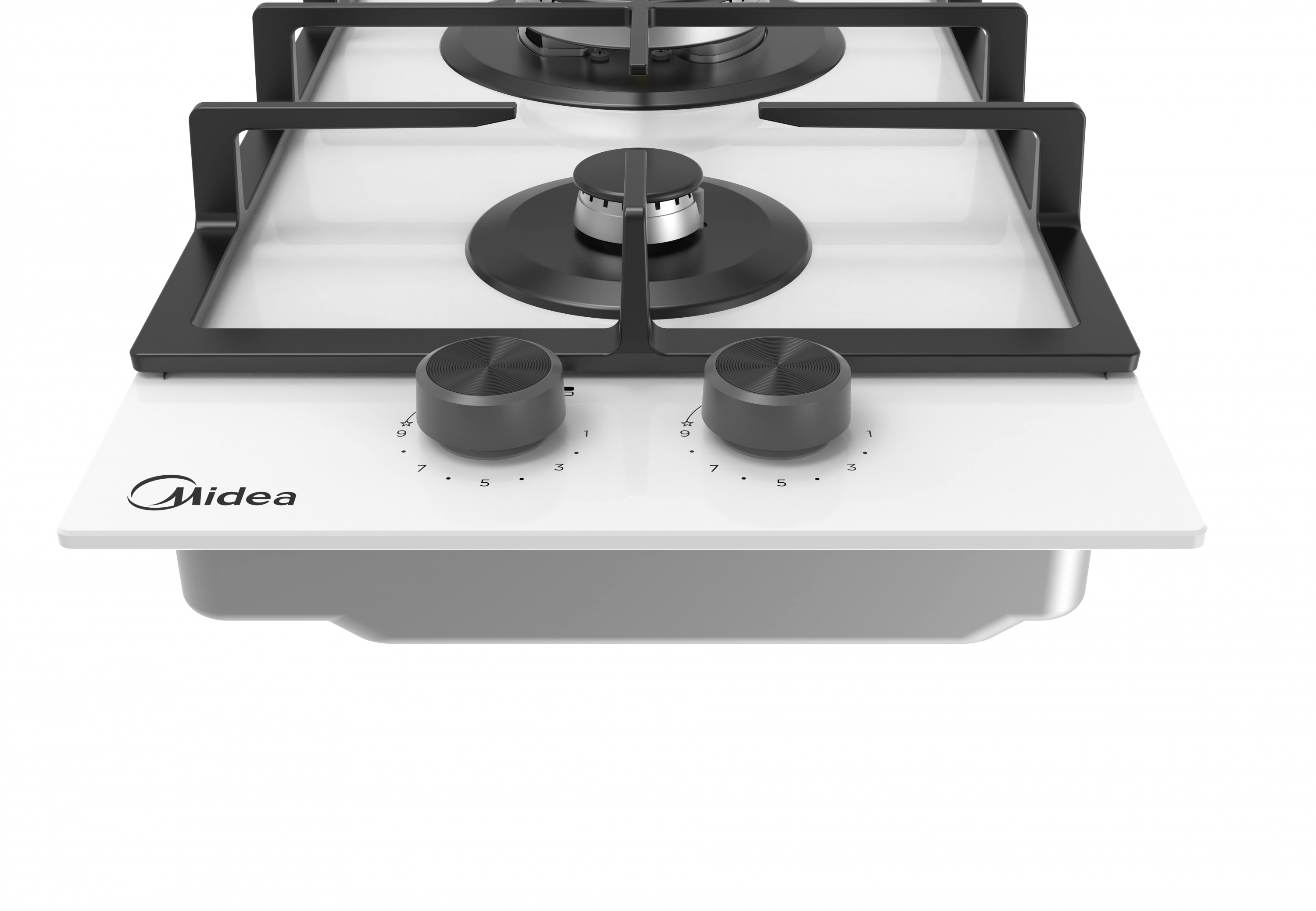 картинка Газовая варочная панель Midea MG3270TGW белая 
