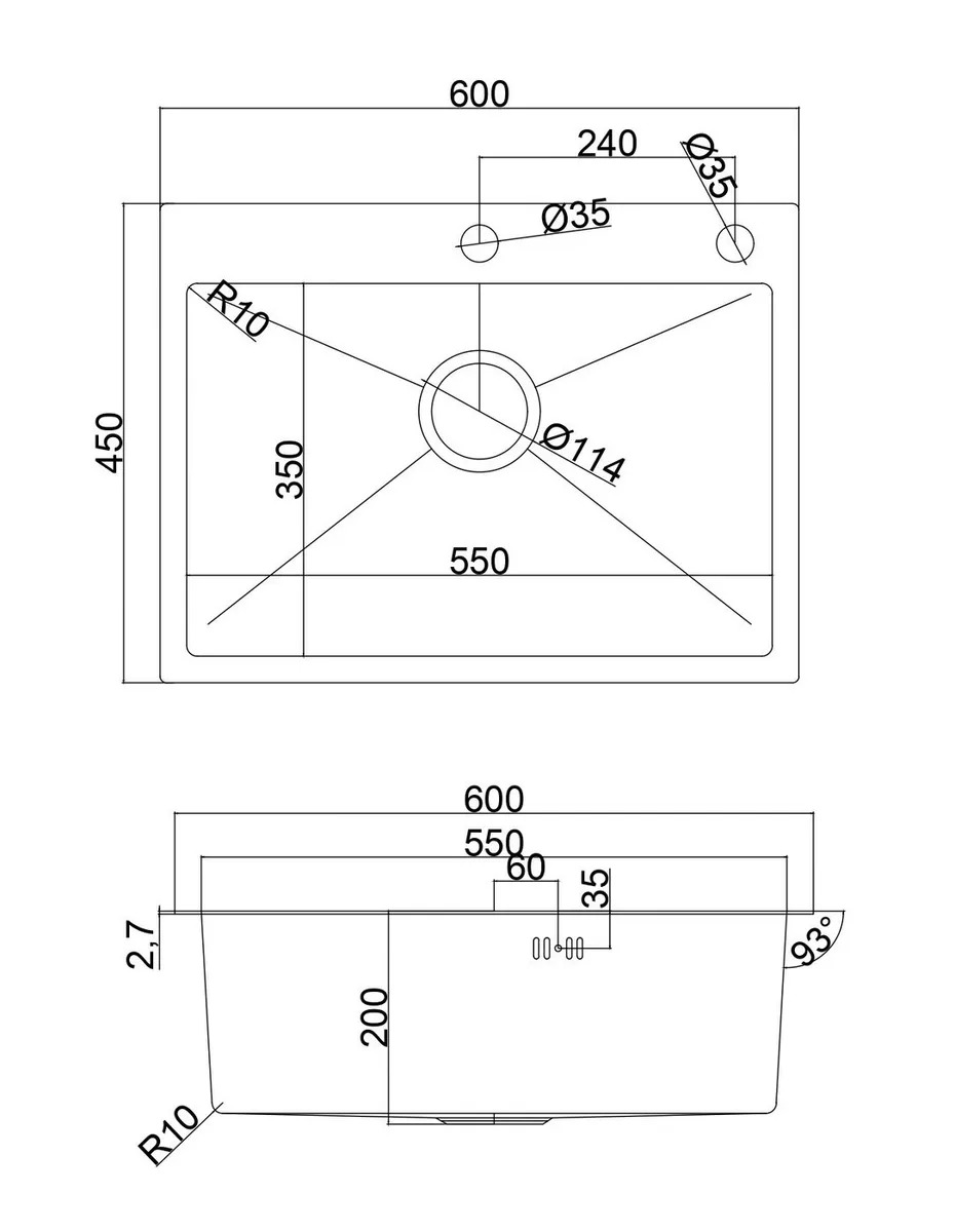 картинка Комплект Emar PVD DARK (мойка и дозатор) 