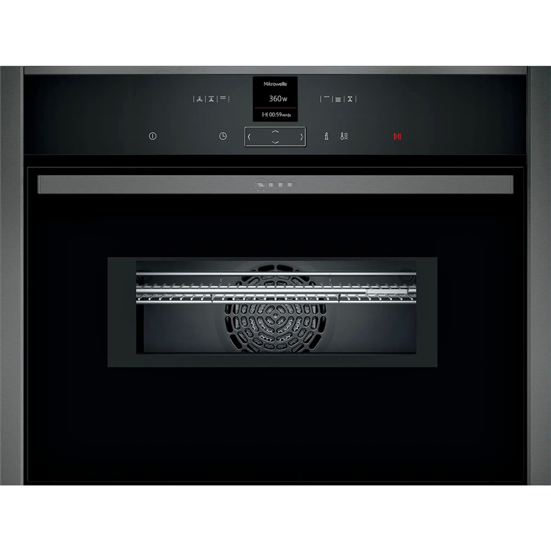 картинка Электрический духовой шкаф с функцией СВЧ Neff C17MR02G0 GraphiteGrey 