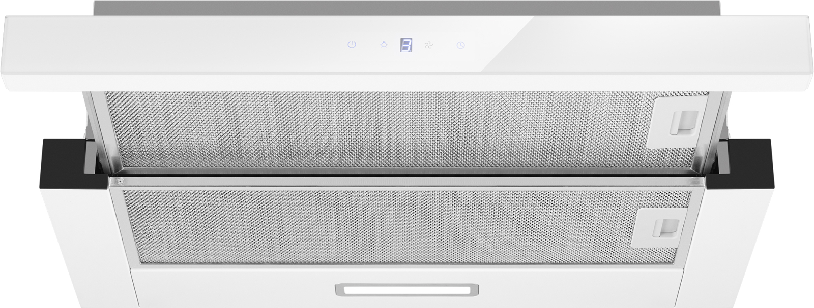 картинка Кухонная вытяжка Weissgauff TEL 600 2M Touch White Glass 