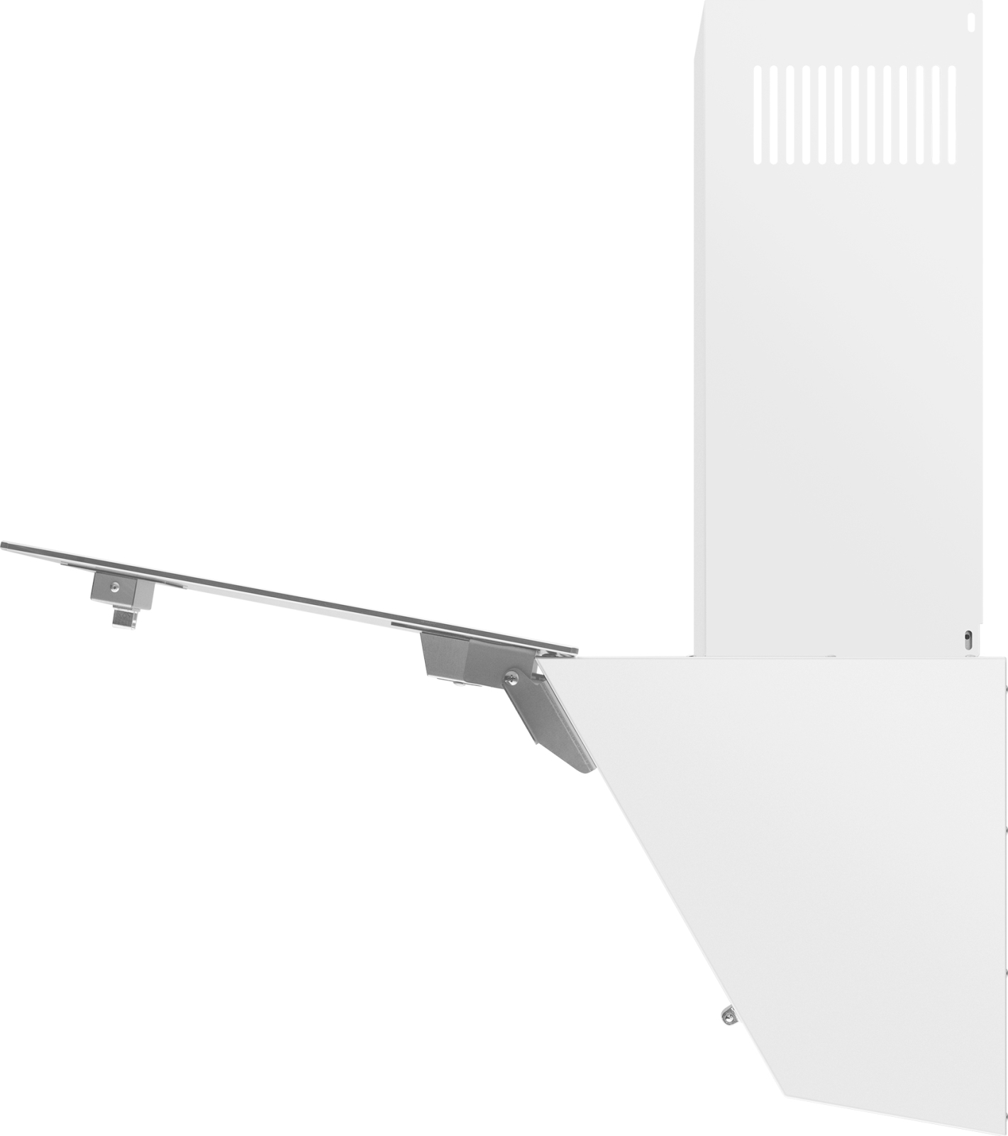 картинка Кухонная вытяжка Weissgauff Yota 600 Touch White Glass 