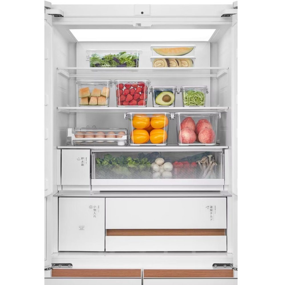 картинка Полувстраиваемый холодильник Toshiba GR-RF695WI-PGJ(67) белый 