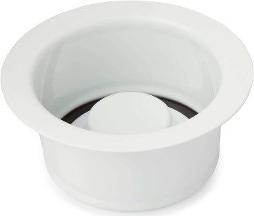 картинка Металлическая горловина с ситечком Bone Crusher белая  