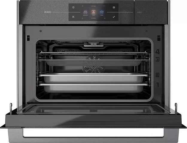 картинка Электрический духовой шкаф с функцией СВЧ и пароварки Asko OCSM8478G 