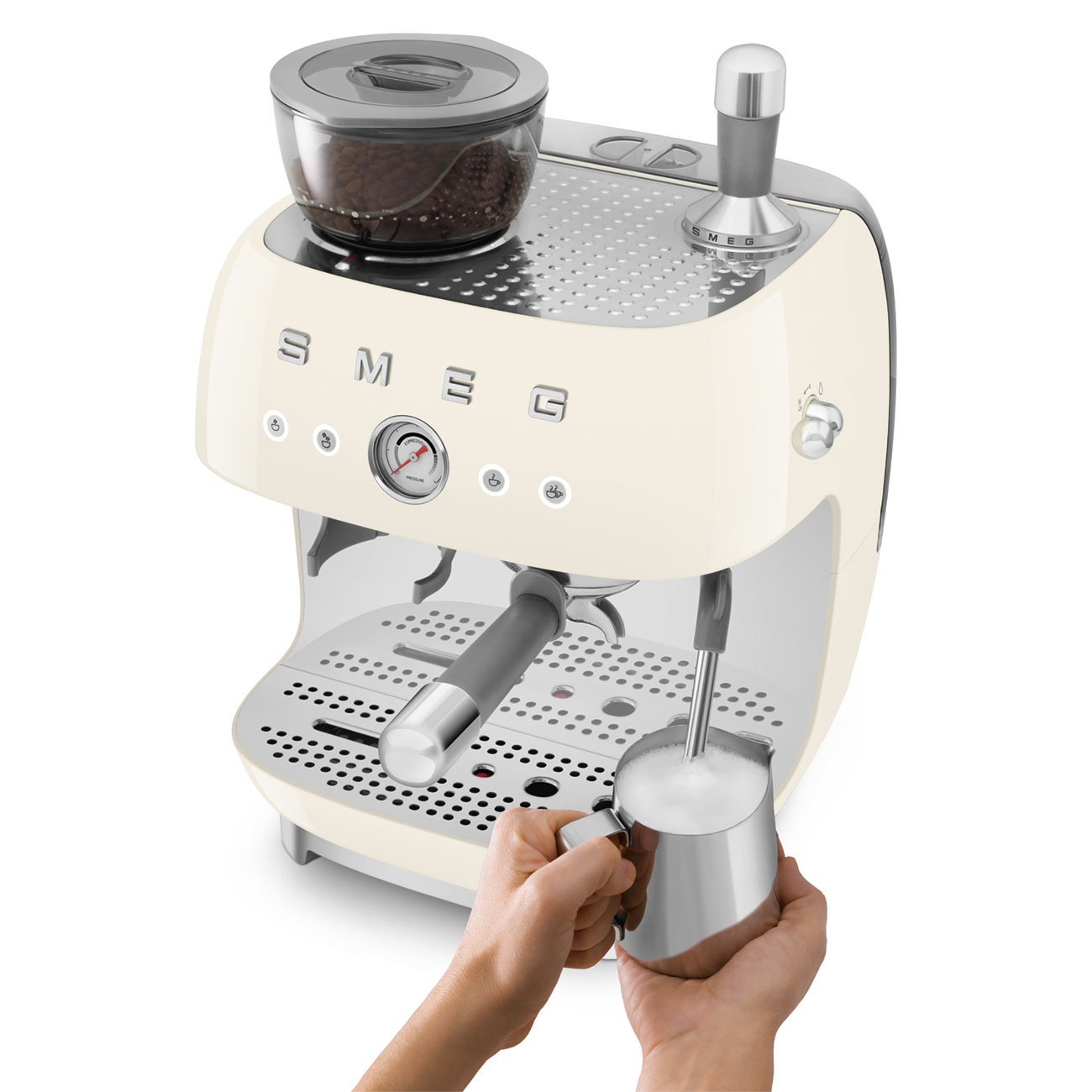 картинка Кофеварка Smeg EGF03CREU  картинка Кофеварка Smeg EGF03CREU