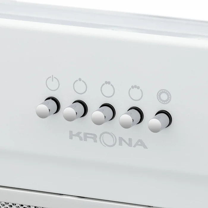картинка Кухонная вытяжка Krona KATE 600 WHITE PB  картинка Кухонная вытяжка Krona KATE 600 WHITE PB