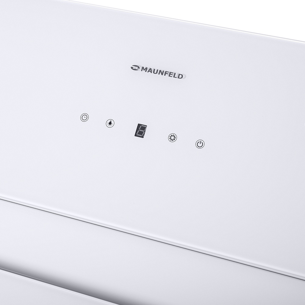 картинка Кухонная вытяжка Maunfeld MERSEY 60 INOX GLASS WHITE  картинка Кухонная вытяжка Maunfeld MERSEY 60 INOX GLASS WHITE