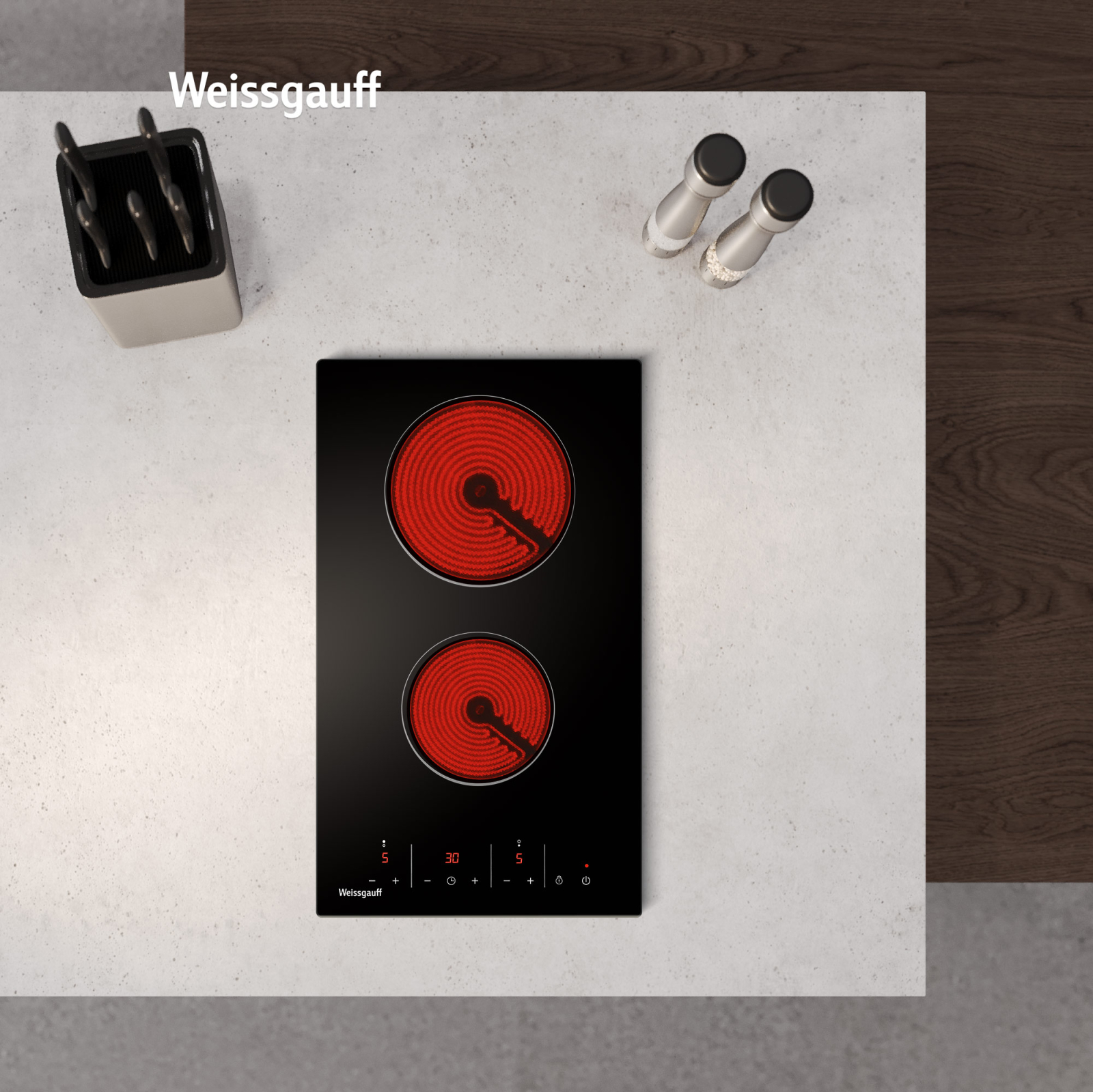 картинка Электрическая варочная панель Weissgauff HV 32 BKS 