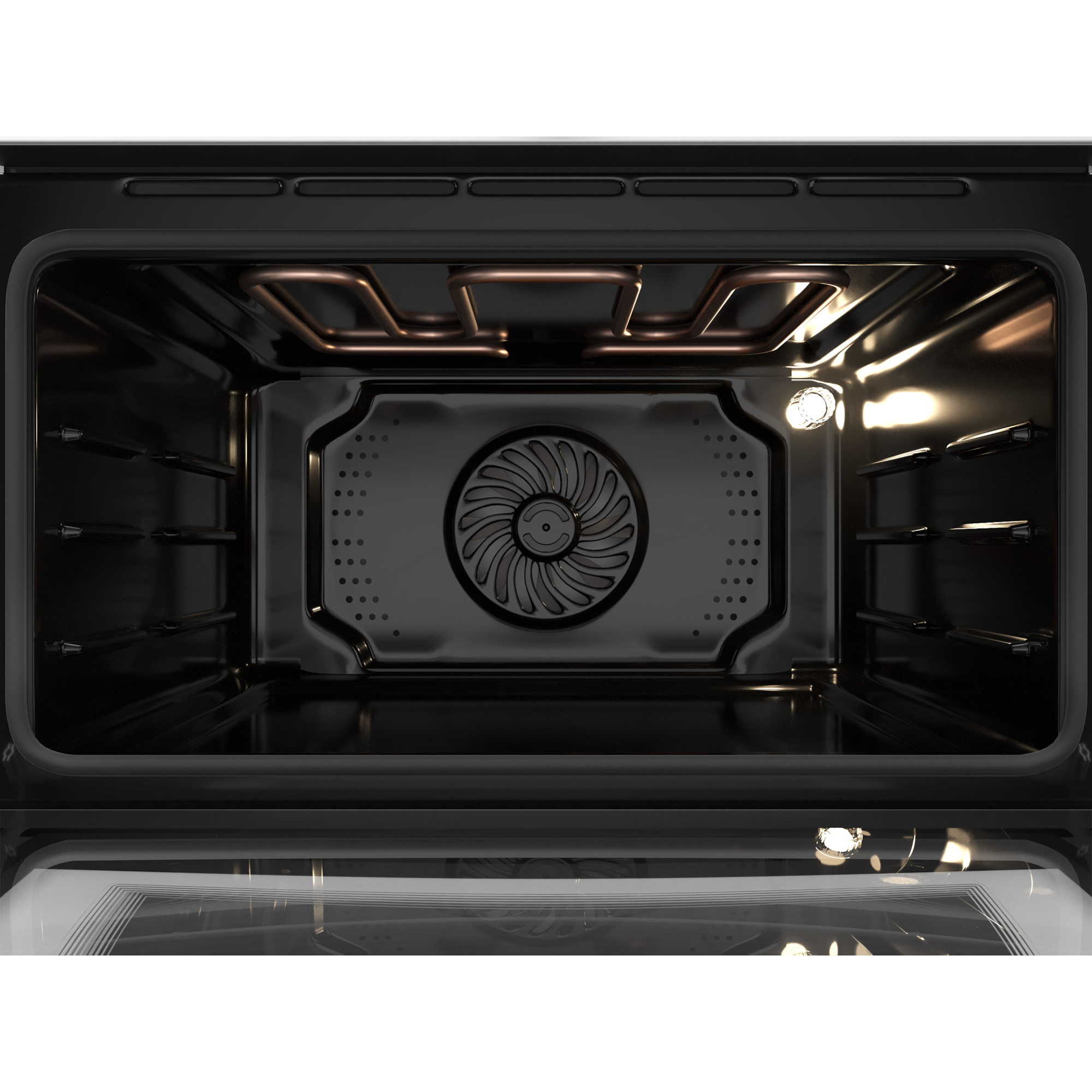 картинка Электрический духовой шкаф с функцией пароварки и СВЧ Hiberg MS-VM 5115 W SMART 