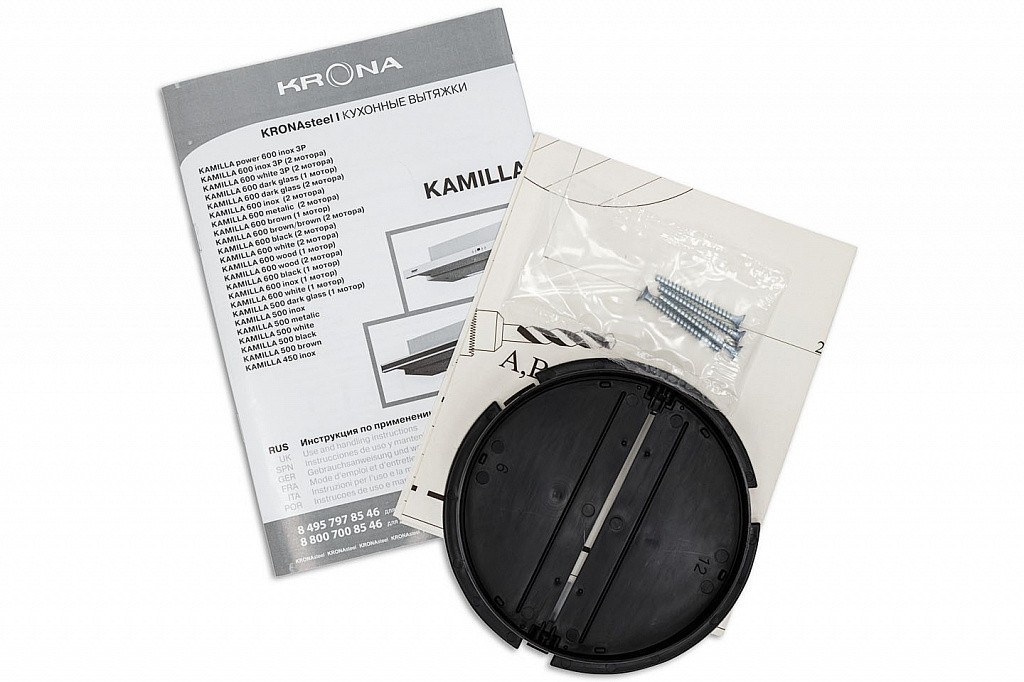 картинка Кухонная вытяжка Krona KAMILLA 600 WHITE (1 МОТОР)  картинка Кухонная вытяжка Krona KAMILLA 600 WHITE (1 МОТОР)