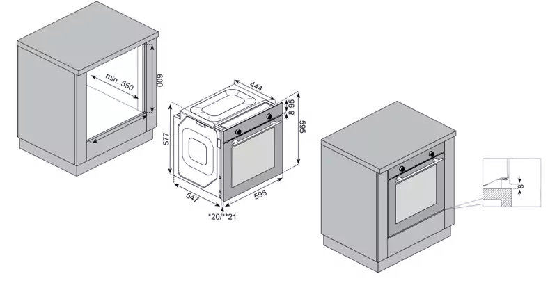 картинка Духовой шкаф Kuppersberg HF 603 B черный  картинка Духовой шкаф Kuppersberg HF 603 B черный