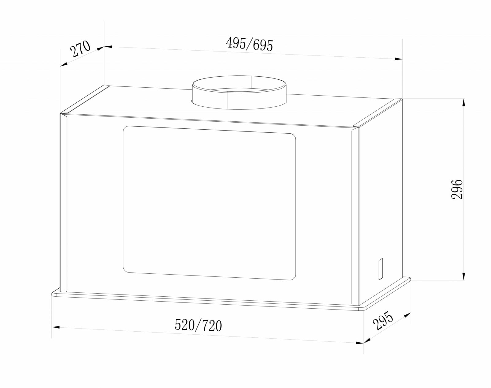 картинка Кухонная вытяжка Lex GS BLOC GS 600 GREY  картинка Кухонная вытяжка Lex GS BLOC GS 600 GREY