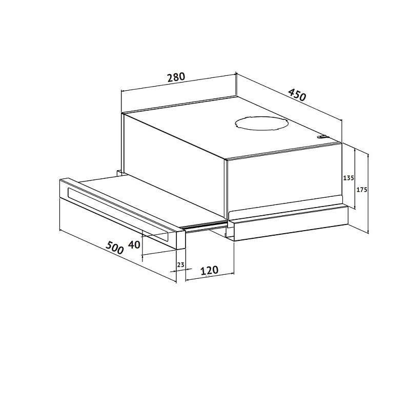 картинка Кухонная вытяжка Korting KHP 5637 GNX 