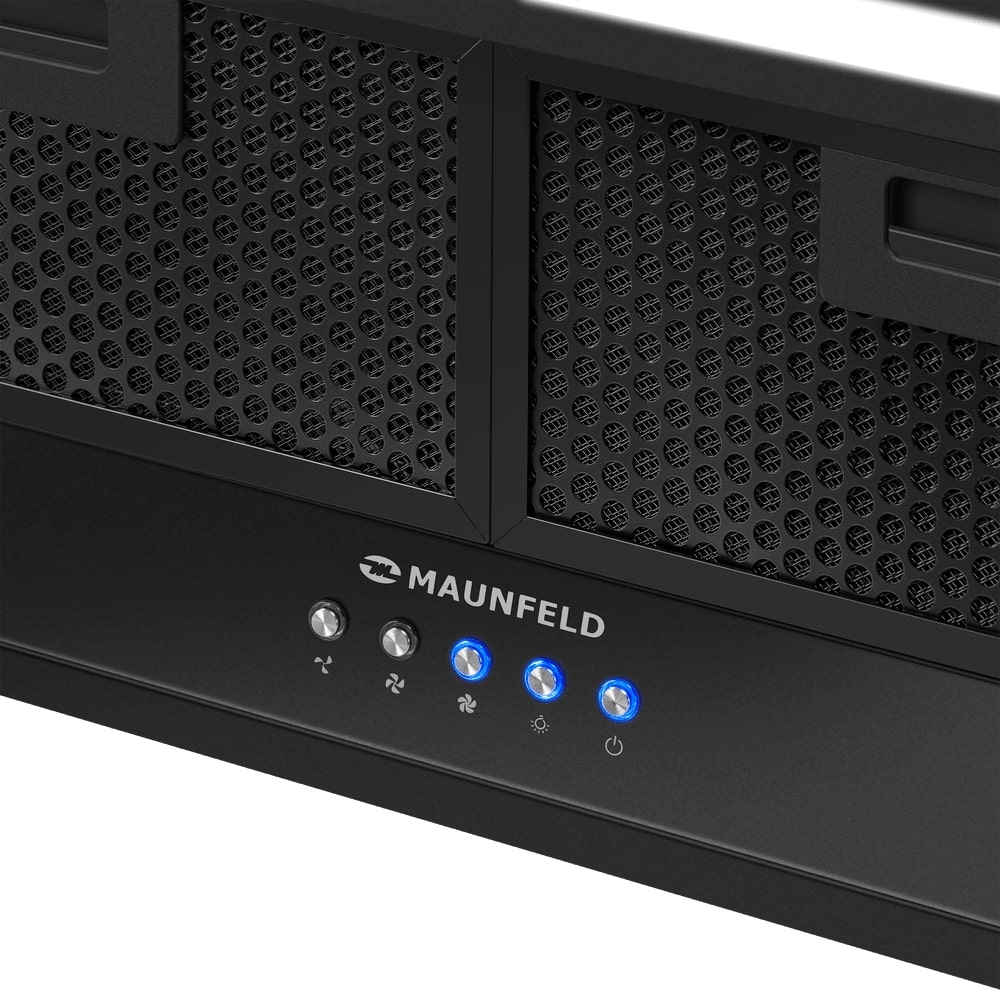 картинка Кухонная вытяжка Maunfeld VIVID 603EM Black  картинка Кухонная вытяжка Maunfeld VIVID 603EM Black