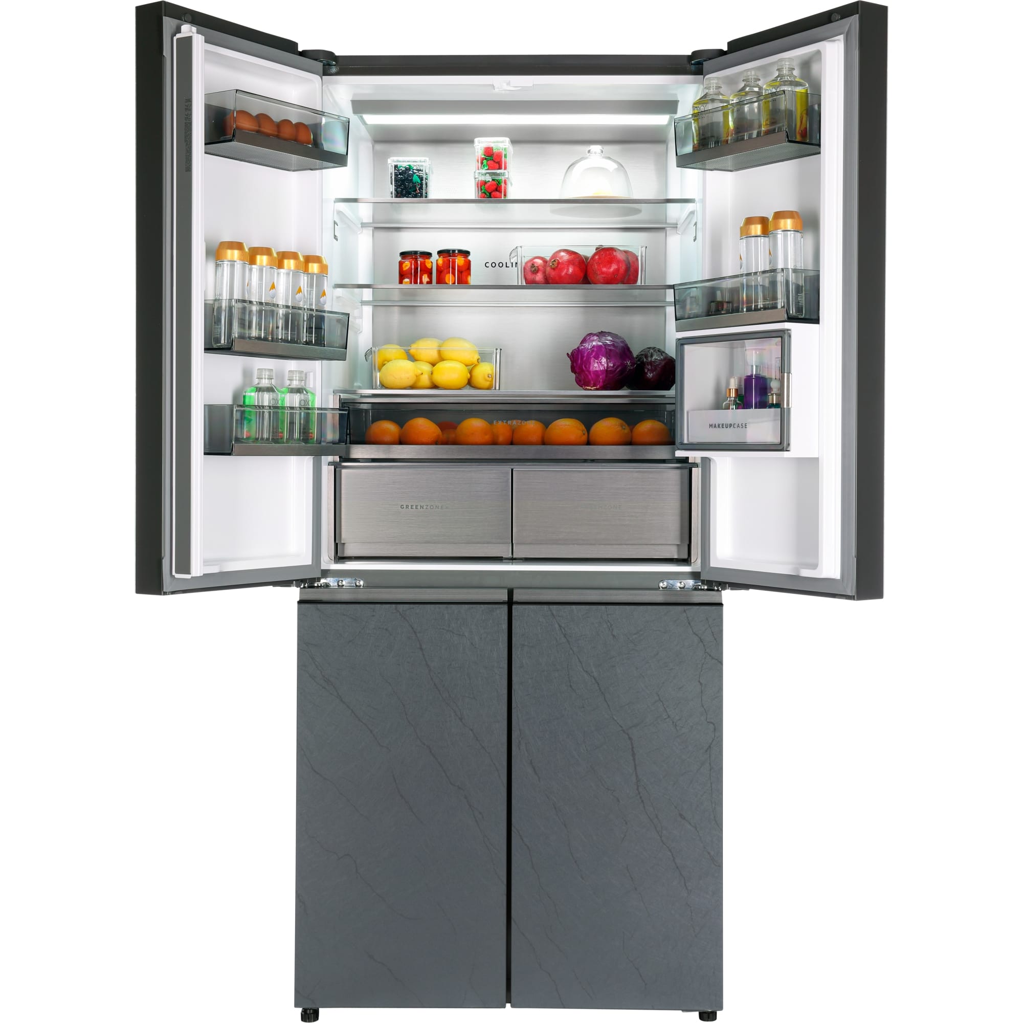 картинка Отдельностоящий холодильник Hiberg RFQ-610G GS inverter  картинка Отдельностоящий холодильник Hiberg RFQ-610G GS inverter