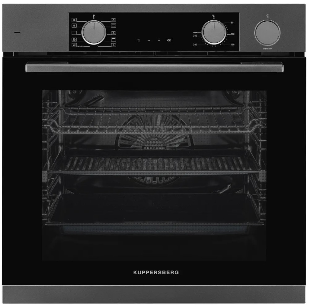 картинка Электрический духовой шкаф с функцией пара Kuppersberg KSO 610 SG  картинка Электрический духовой шкаф с функцией пара Kuppersberg KSO 610 SG