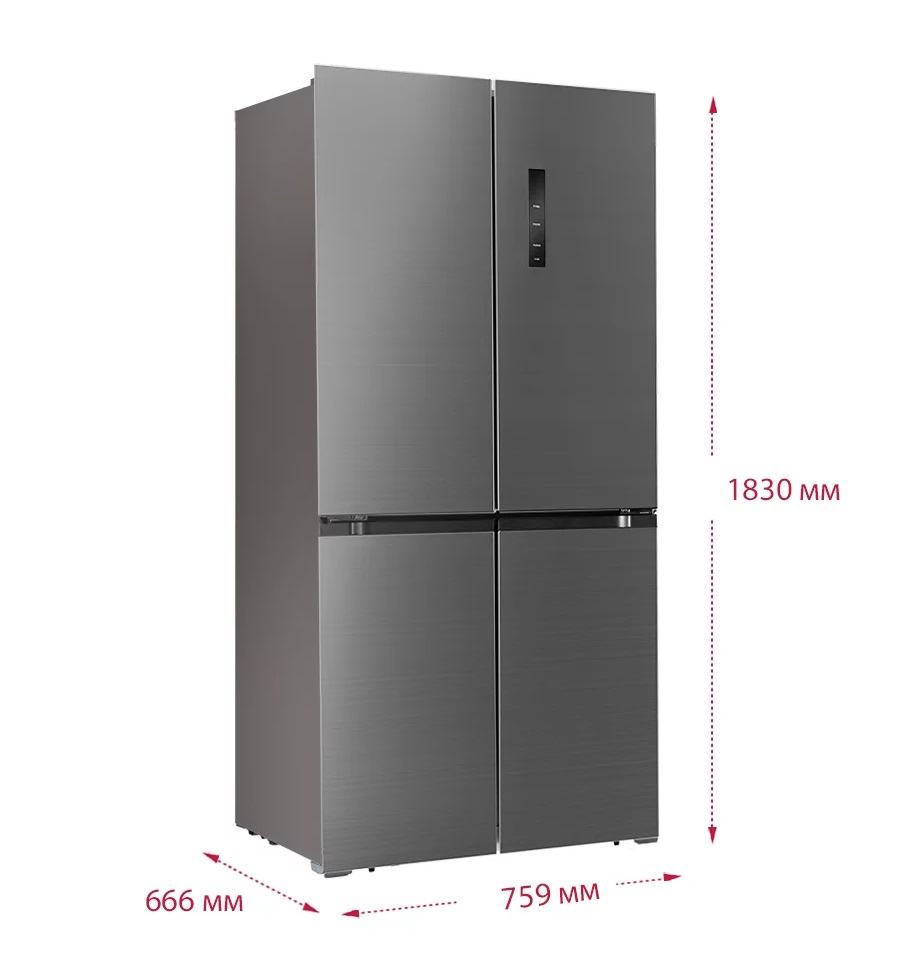 картинка Отдельностоящий холодильник Lex LCD432GRID 