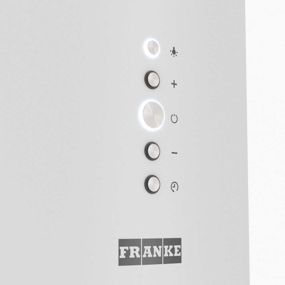 картинка Кухонная вытяжка островная Franke REEF WH 35 белая 