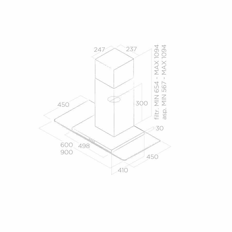 картинка Кухонная вытяжка Elica FLAT GLASS IX/A/60  картинка Кухонная вытяжка Elica FLAT GLASS IX/A/60