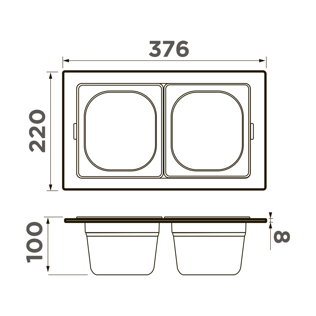 картинка Контейнер Omoikiri DC-04-2  картинка Контейнер Omoikiri DC-04-2