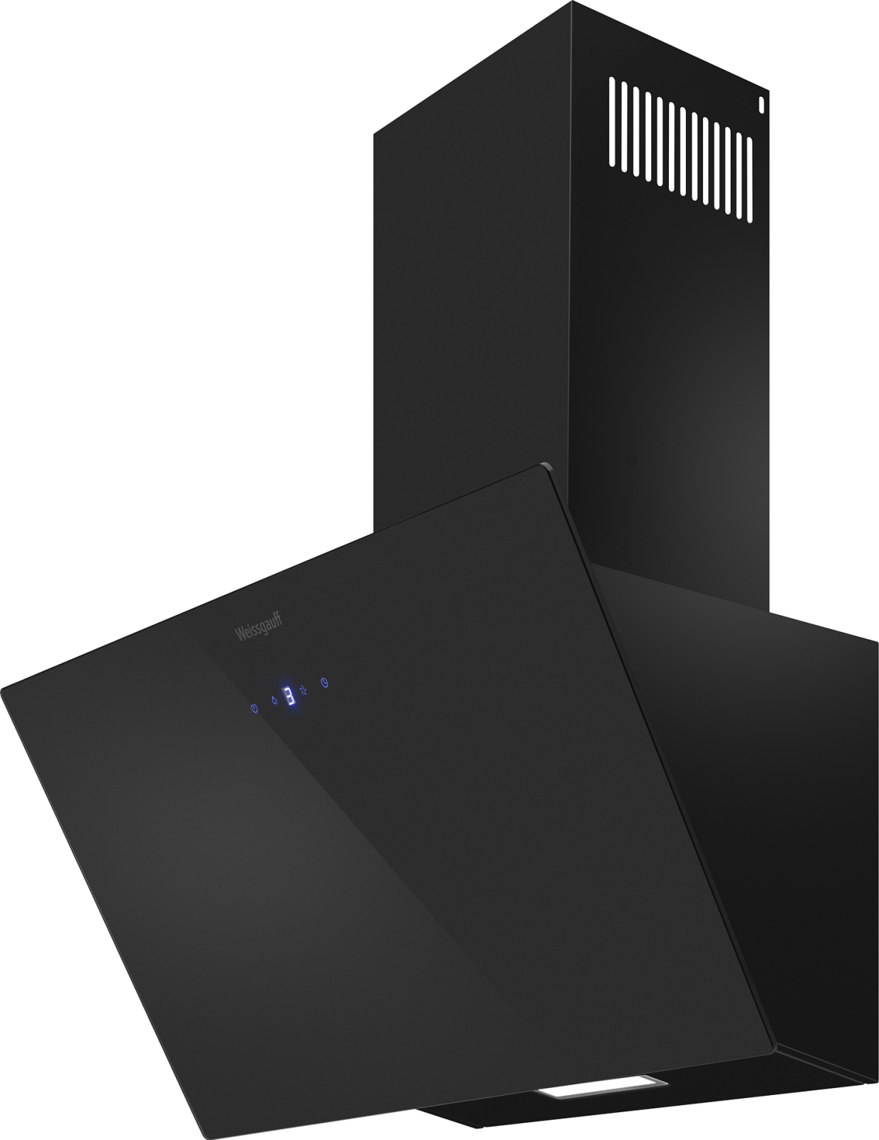 картинка Кухонная вытяжка Weissgauff Yota 600 Touch Black Glass 