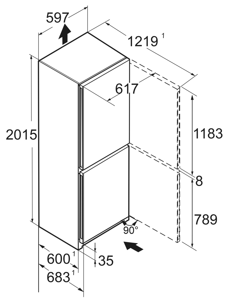картинка Отдельностоящий холодильник Liebherr CNGBC 5723 