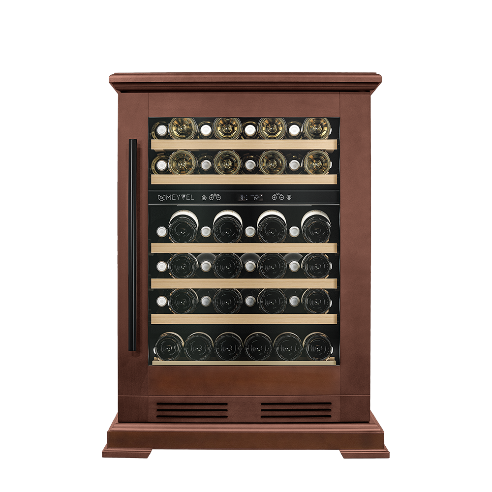 картинка Отдельностоящий винный шкаф Meyvel MV46PRO-KBT2 (Итальянский орех) 