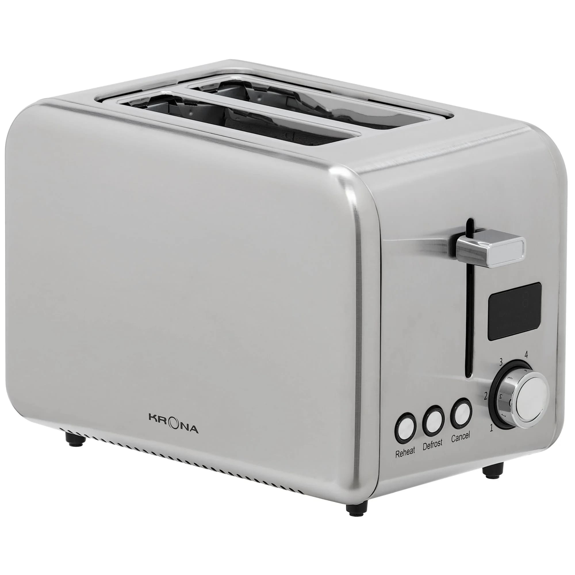 картинка Тостер Krona Digitaler Inox нержавеющая сталь  картинка Тостер Krona Digitaler Inox нержавеющая сталь