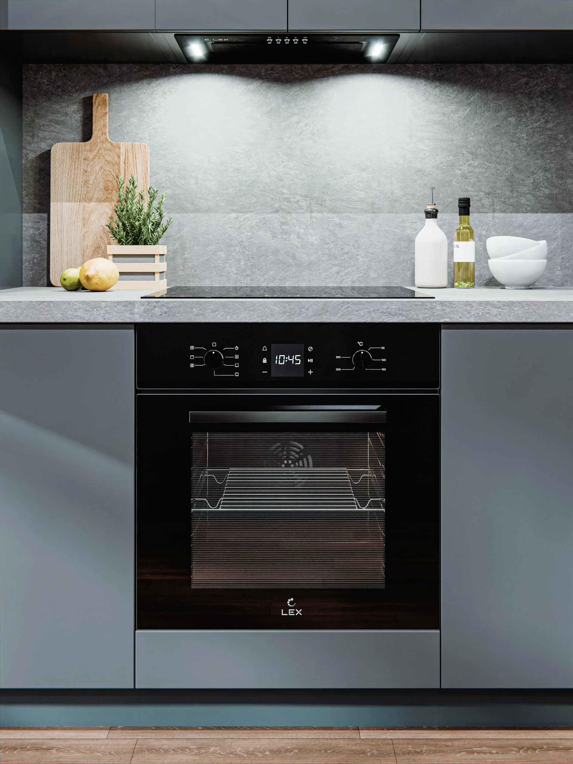 картинка Электрический духовой шкаф Lex EDM 071 BBL 