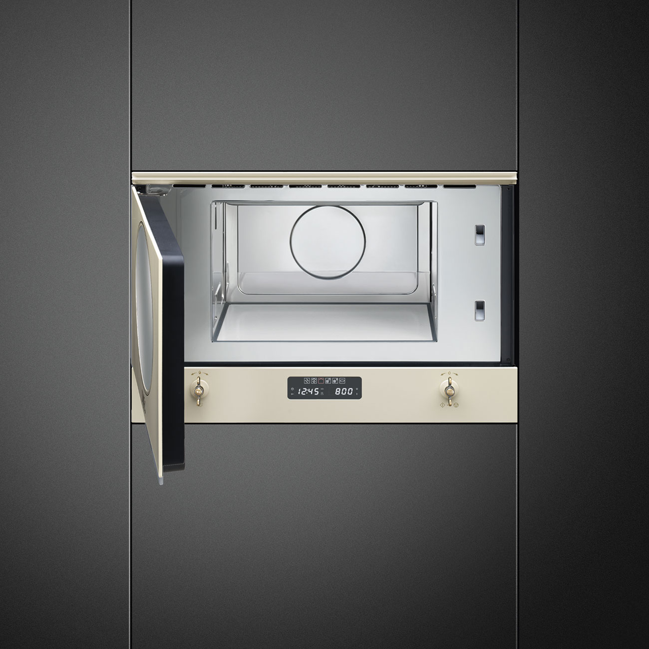 картинка Микроволновая печь Smeg MP822PO  картинка Микроволновая печь Smeg MP822PO