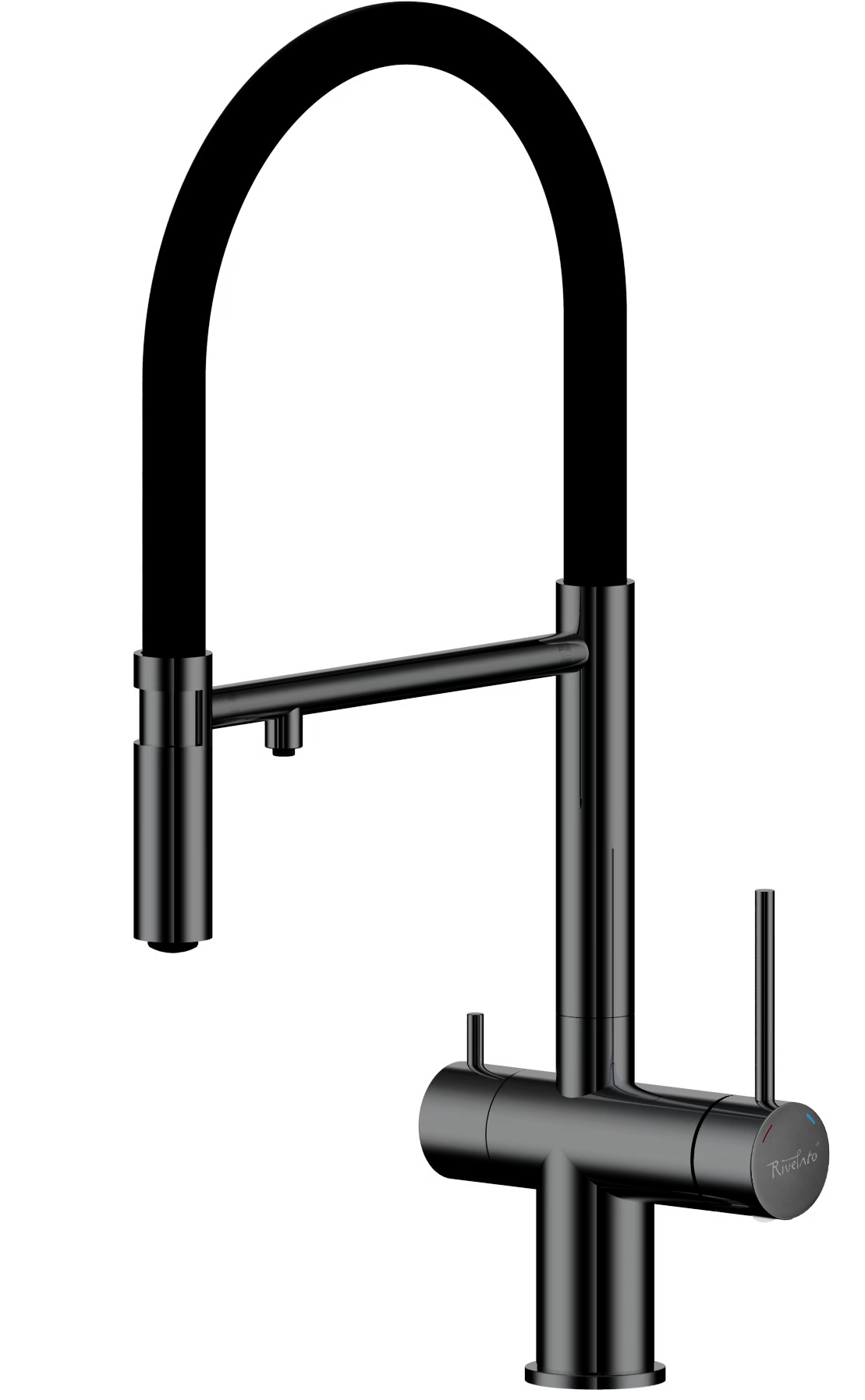 картинка Смеситель Rivelato Adria 1523517 PVD black 