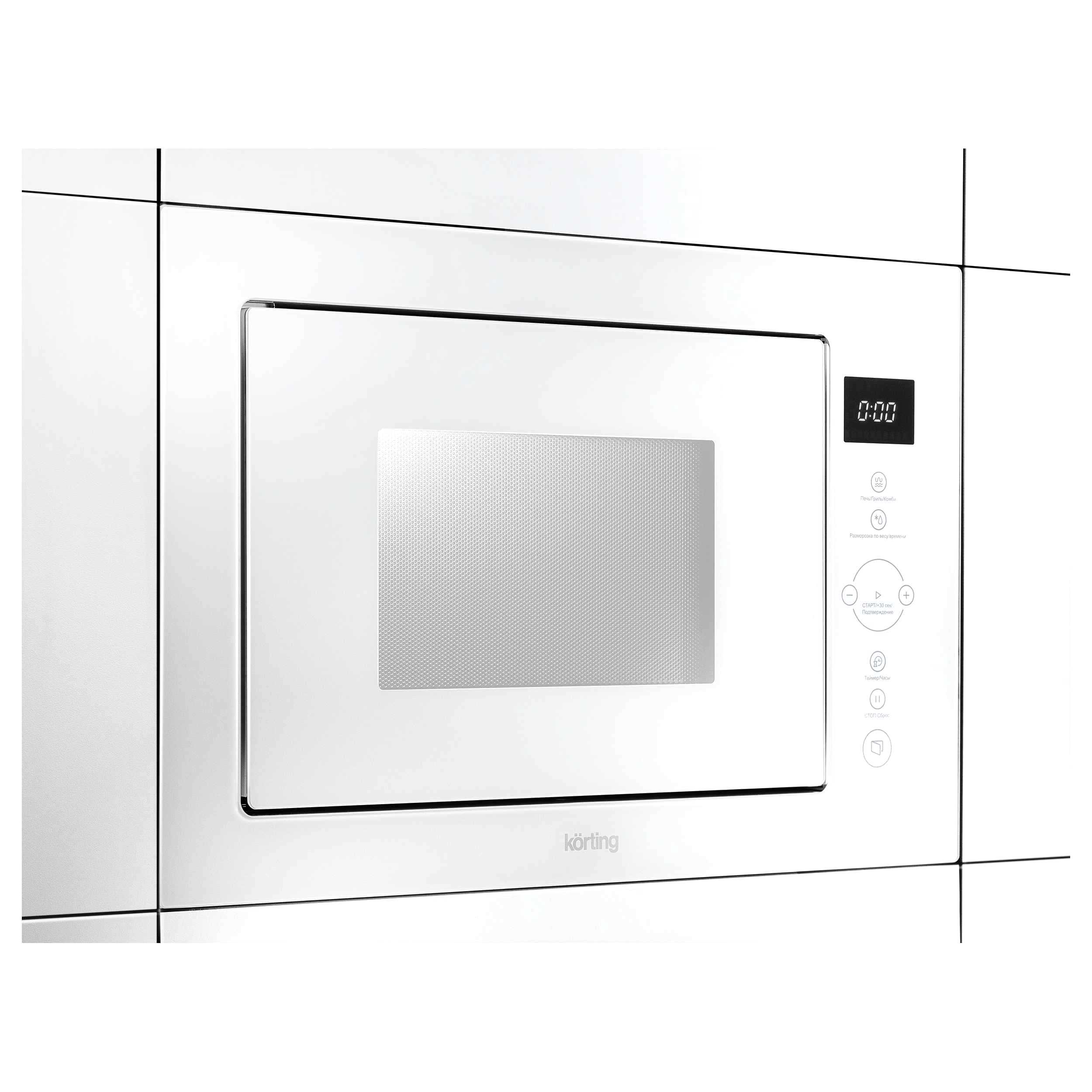 картинка Микроволновая печь Korting KMI 825 TGW  картинка Микроволновая печь Korting KMI 825 TGW