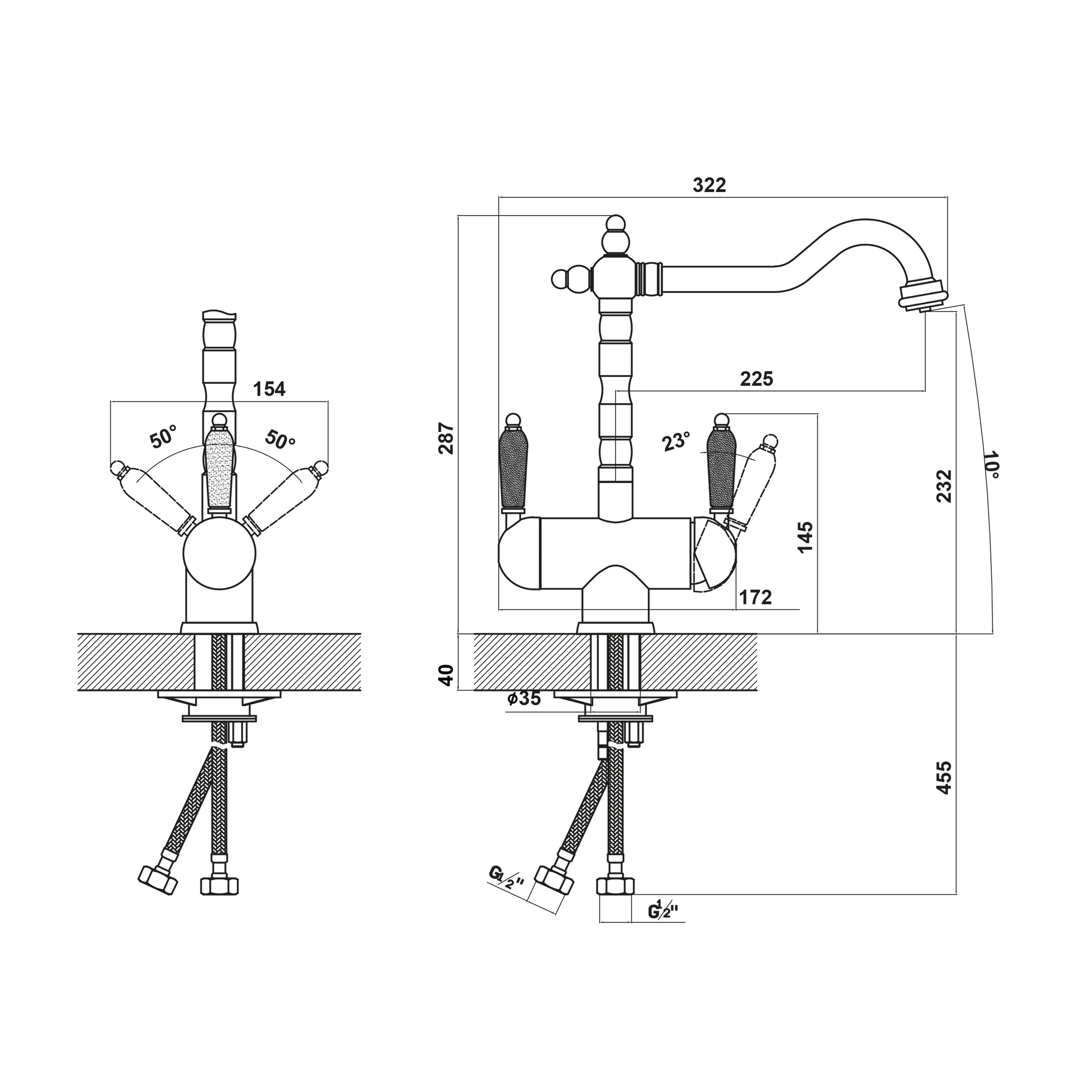 картинка Смеситель Florentina АРИЯ 